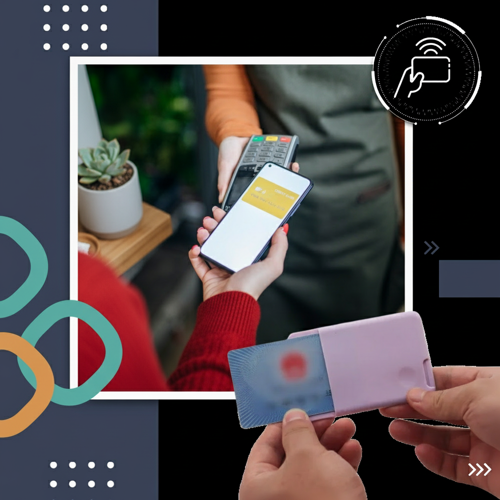 Heenov adhesive phone wallet demonstration of easy application