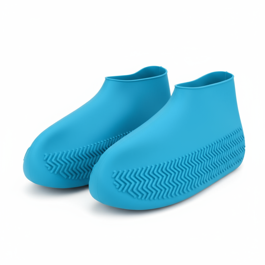 Anti-slip sole pattern on protective shoe covers