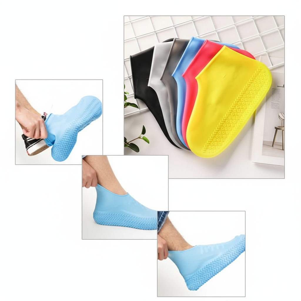 Foldable shoe covers easy storage demonstration