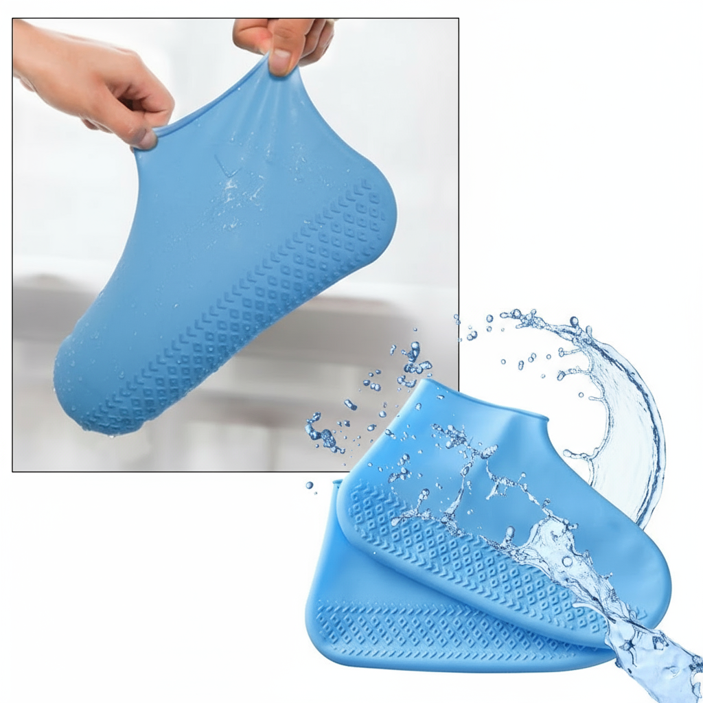 Rain boot covers protecting against mud and water